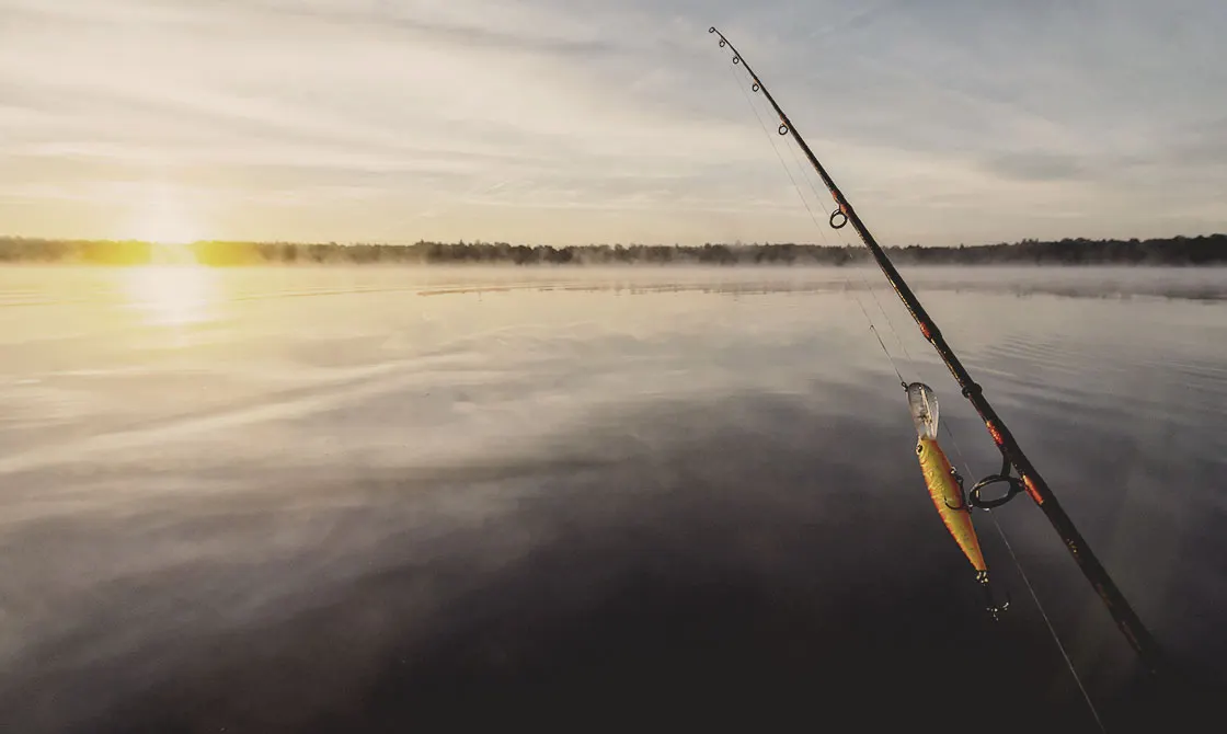 Morning on the water at Leech Lake